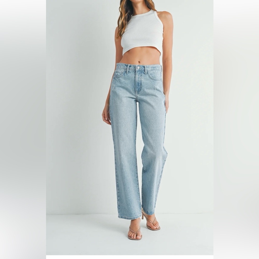 Just Black Relaxed Straight Jean